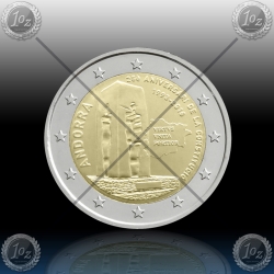ANDORRA 2 EURO 2018 (Andorran Constitution) UNC